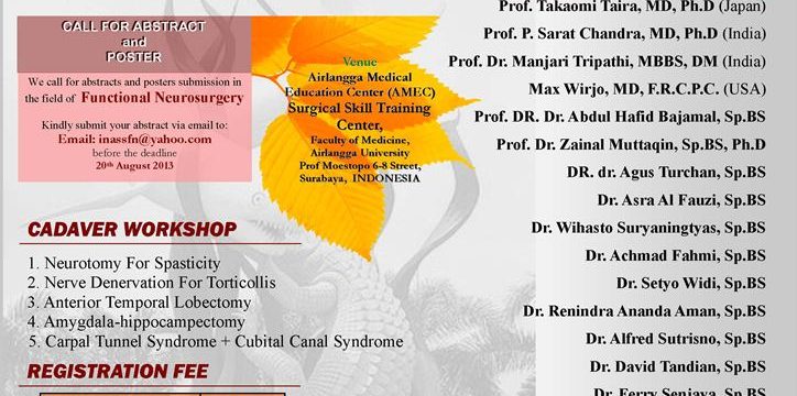 Workshop: Functional Neurosurgery Course and Cadaver 2013